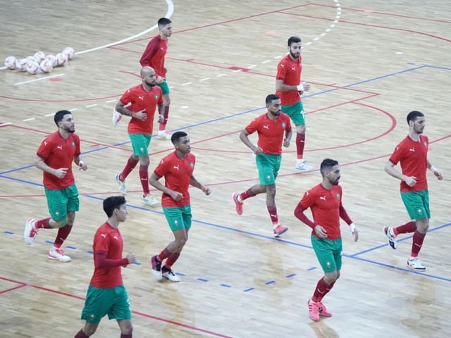المنتخب المغربي لكرة القدم داخل القاعة ينتصر على نظيره العراقي