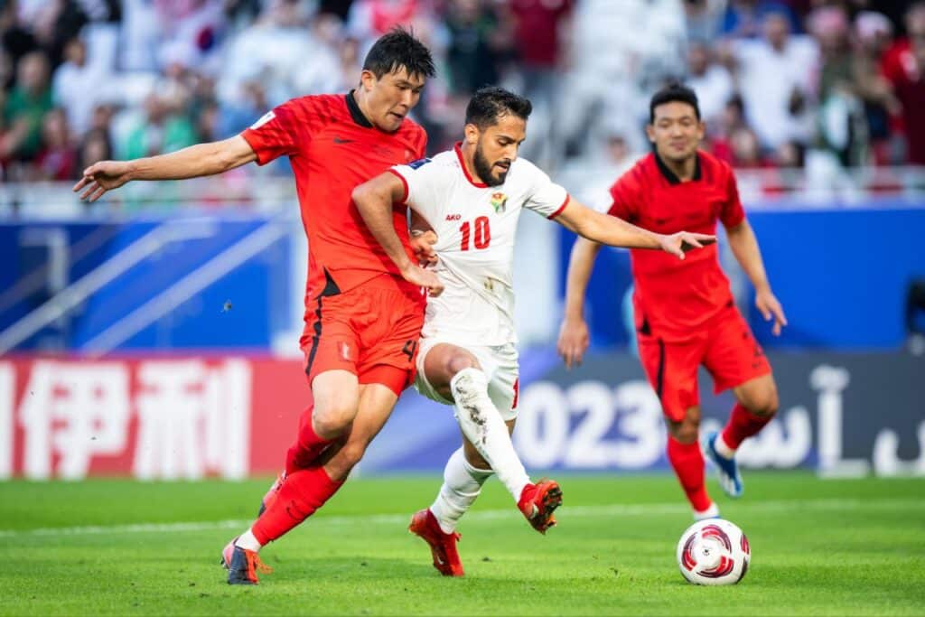 موسى التعمري- الأردن ضد كوريا الجنوبية - كأس آسيا 2023(المصدر:Gettyimages)