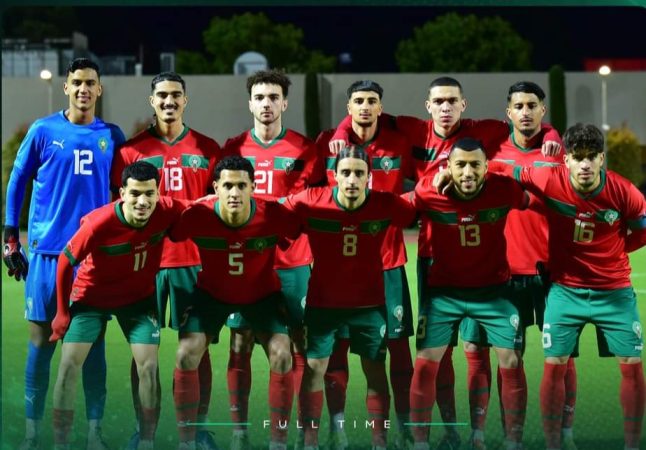 المنتخب المغربي الأولمبي ينتصر على ويلز في آخر اختبار ودي